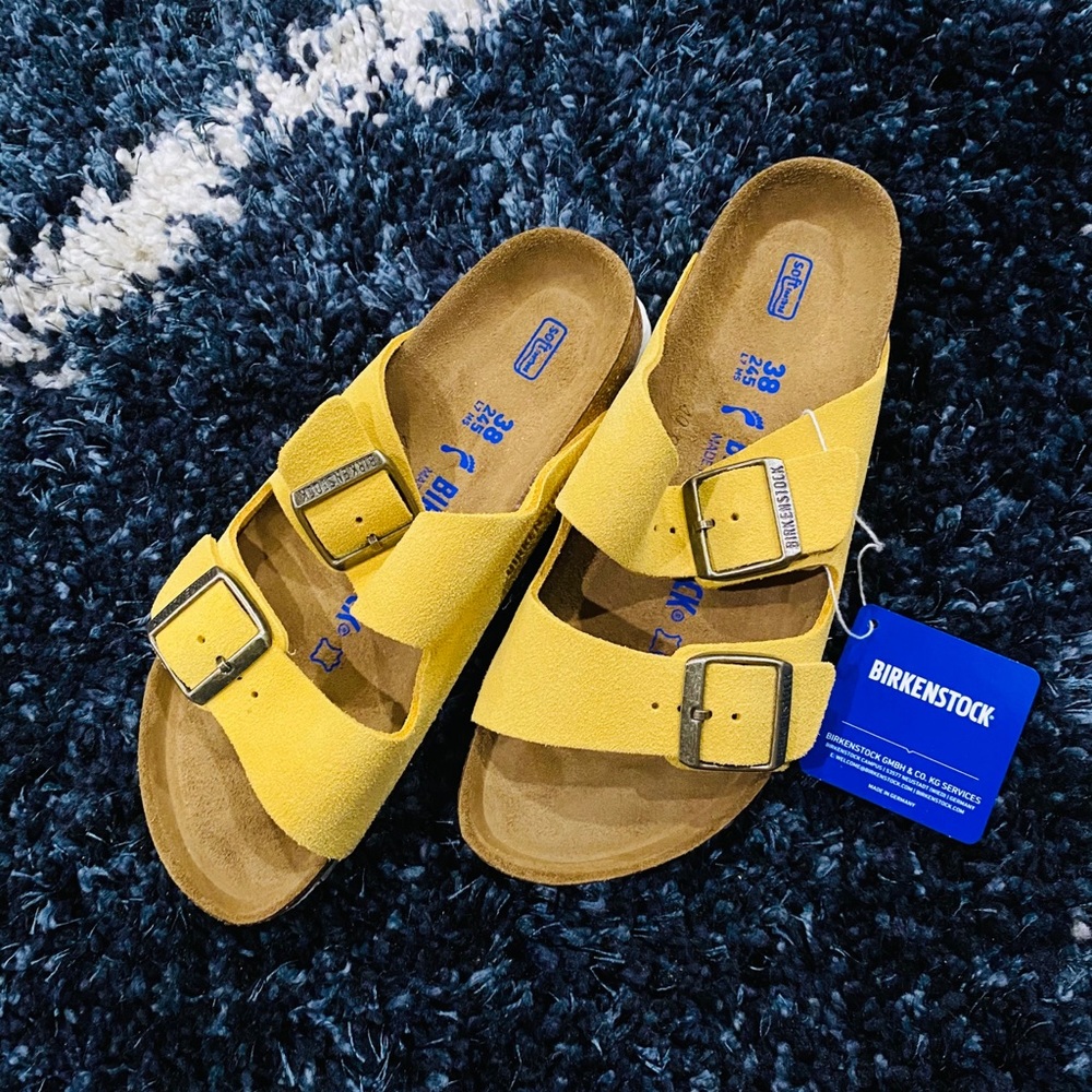 Arizona Birkenstock - yellow color Ochre